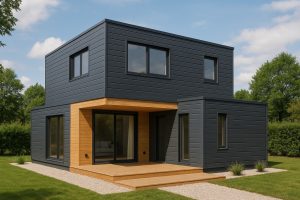 Maison modulaire avec étage