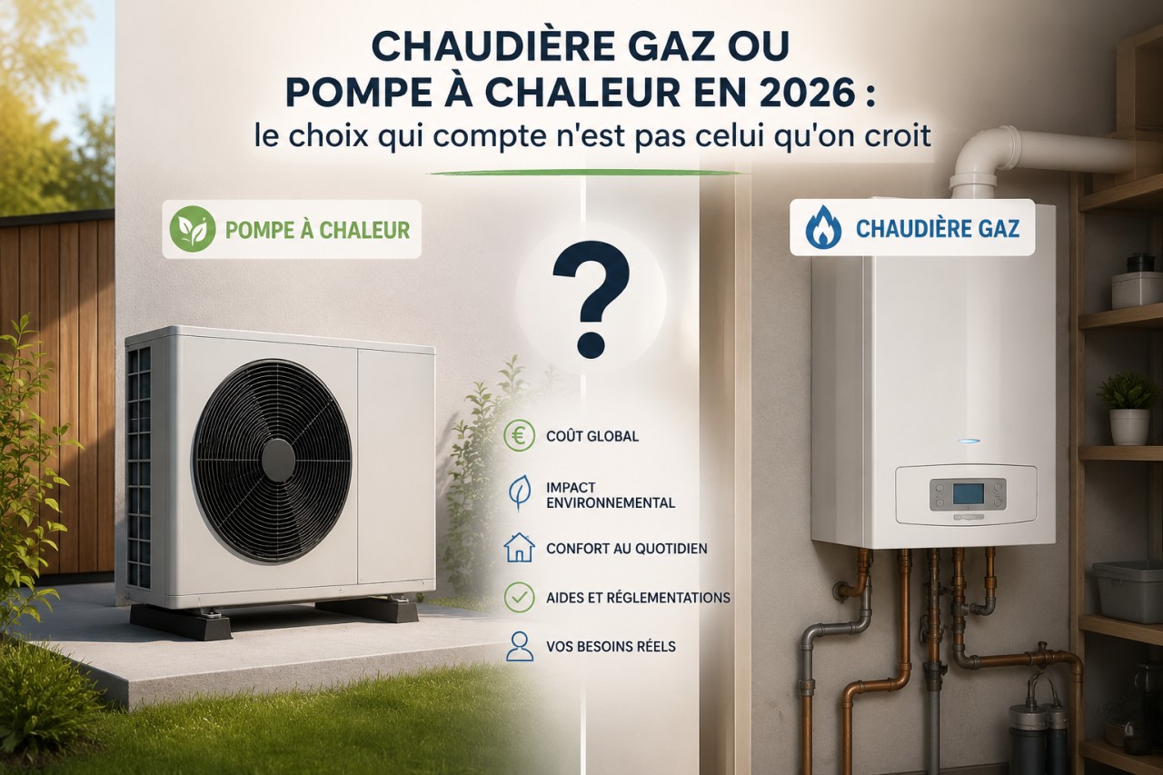 Chaudière gaz ou pompe à chaleur en 2026