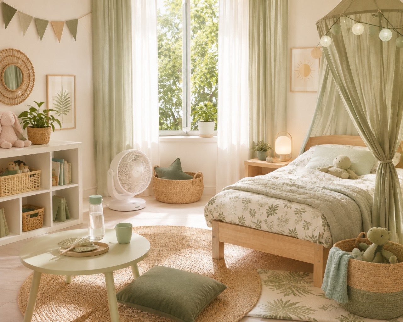 aménager une chambre enfant ete