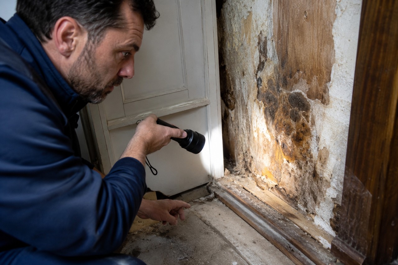 Mérule trouvé dans un logement