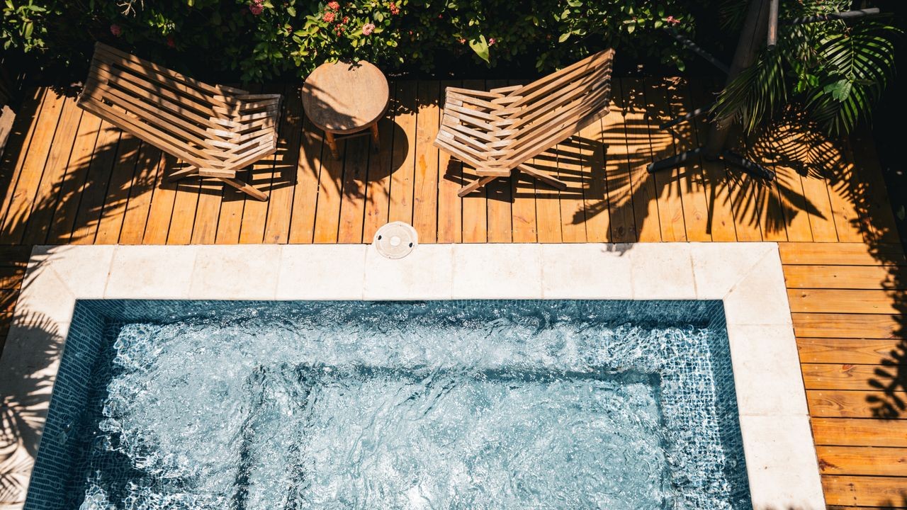 Mini piscine mosaïque